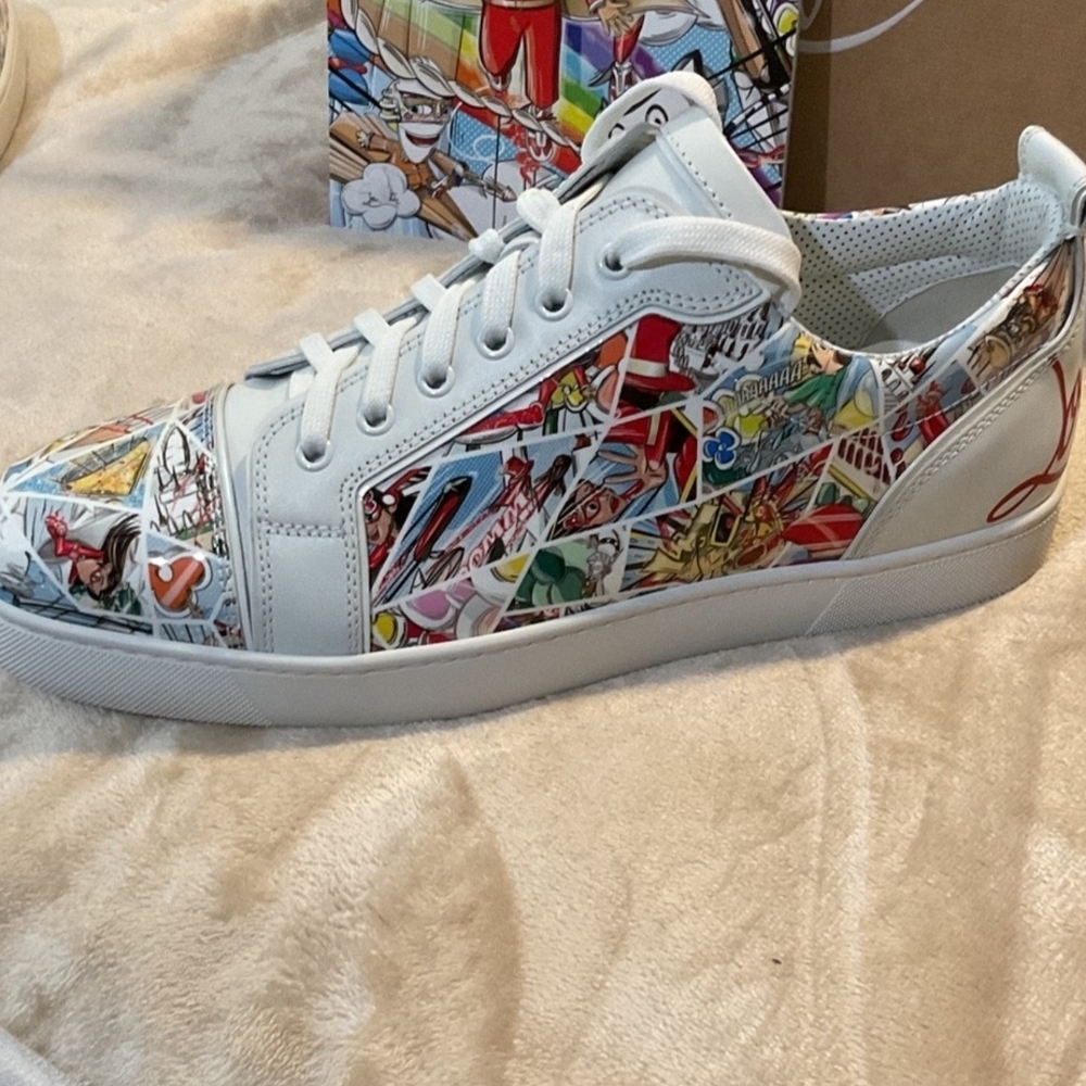 Christian Louboutin Multicolor Graphic Sneakers - Picture 7 of 15